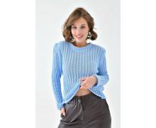 свитер женский Karon, модель 8196 l.blue демисезон