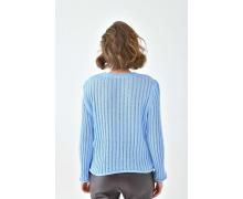 свитер женский Karon, модель 8196 l.blue демисезон