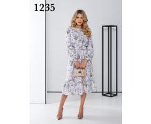 Платье женский HJJ Story, модель 1235 white-black демисезон
