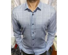 Рубашка мужская Nik, модель 33952 l.blue демисезон