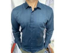 Рубашка мужская Nik, модель 33953 blue демисезон