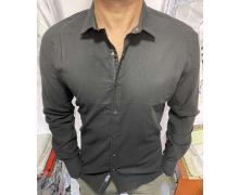 Рубашка мужская Nik, модель 33956 black демисезон