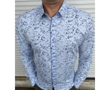 Рубашка мужская Nik, модель 33971 l.blue демисезон