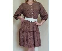 платье женский Jumay2, модель 10741 brown лето