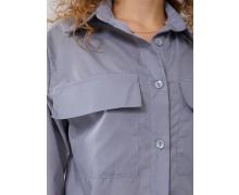 Рубашка женская Arina, модель 2332 grey демисезон