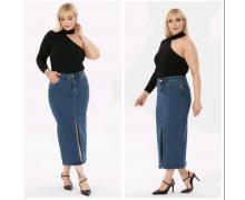 Юбка женская Jeans Style, модель 3834 blue лето