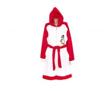 халат детский Pinar, модель 1006 красный-белый микс зима