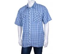 рубашка мужская Logaster, модель CM005 blue лето