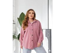 Рубашка женская BAT, модель 56 pink демисезон