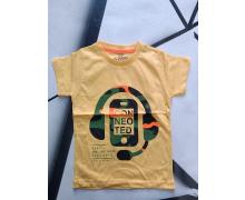 футболка детская iBamBino, модель 9185 yellow лето