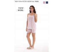 Пижама женская Brilliant, модель 1101 pink лето