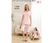 Пижама женская Brilliant, модель 1728 pink лето