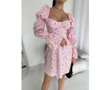Платье женский EVA, модель 218 pink лето