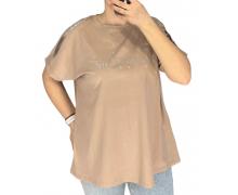 футболка женская LeVisha, модель 27035 brown лето