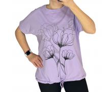 футболка женская LeVisha, модель 27036 lilac лето
