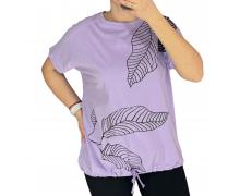 футболка женская LeVisha, модель 27037 lilac лето