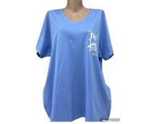 футболка женская LeVisha, модель 27056 l.blue лето