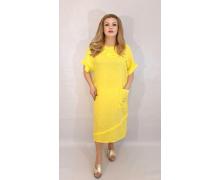 Платье женский Romeo life, модель RL172 yellow лето