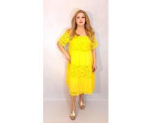Платье женский Romeo life, модель RL177 yellow лето
