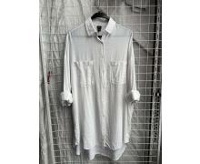Рубашка женская New Season, модель 2373 white демисезон