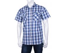 рубашка мужская Logaster, модель A716-1 blue лето