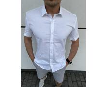 Рубашка мужская Nik, модель 34006 white лето