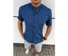 Рубашка мужская Nik, модель 34013 blue лето