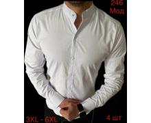 Рубашка мужская Надийка, модель 246 white демисезон