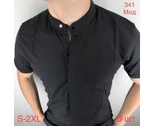 Рубашка мужская Надийка, модель 341 black лето