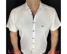 Рубашка мужская Надийка, модель ND114 white лето