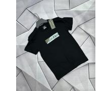 футболка мужская Rassul, модель 3390 black лето