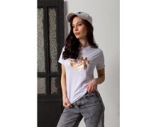 футболка женская Relaxwear, модель 1013 white лето