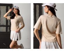 футболка женская Relaxwear, модель 1040 beige лето