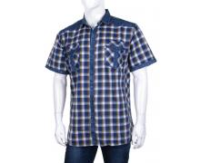 рубашка мужская Logaster, модель A1280-1 blue лето