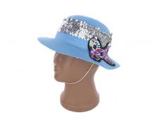 Шляпа детская Mabi, модель 123-1 l.blue лето