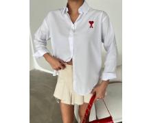 Рубашка женская New Season, модель 2414 white демисезон
