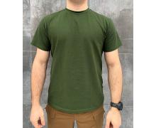 футболка мужская Global, модель 4603 green лето
