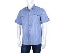 Рубашка мужская Logaster, модель A517-1 blue лето
