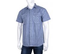 рубашка мужская Logaster, модель A720-3 blue лето