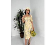 Платье женский Arina, модель 8039 yellow лето