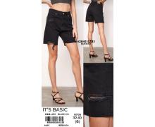 Шорты женские Jeans Style, модель 2845-1 black лето