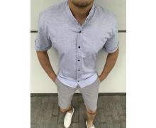 Рубашка мужская Nik, модель 34134 grey лето
