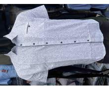 Рубашка мужская Nik, модель 34153 white лето