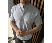 Рубашка мужская Nik, модель 34302 l.grey лето