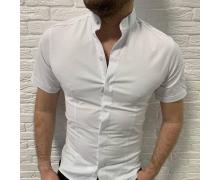 Рубашка мужская Nik, модель 34304 white лето