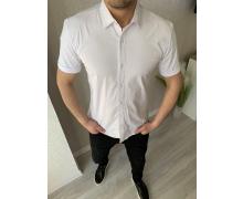 Рубашка мужская Nik, модель 34305 white лето