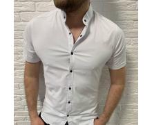Рубашка мужская Nik, модель 34306 white лето