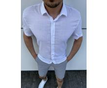 Рубашка мужская Nik, модель 34311 white лето