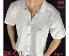 Рубашка мужская Надийка, модель 630 white лето