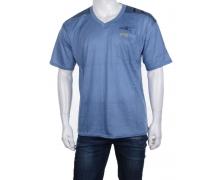 футболка мужская Logaster, модель T9-1 d.blue лето
